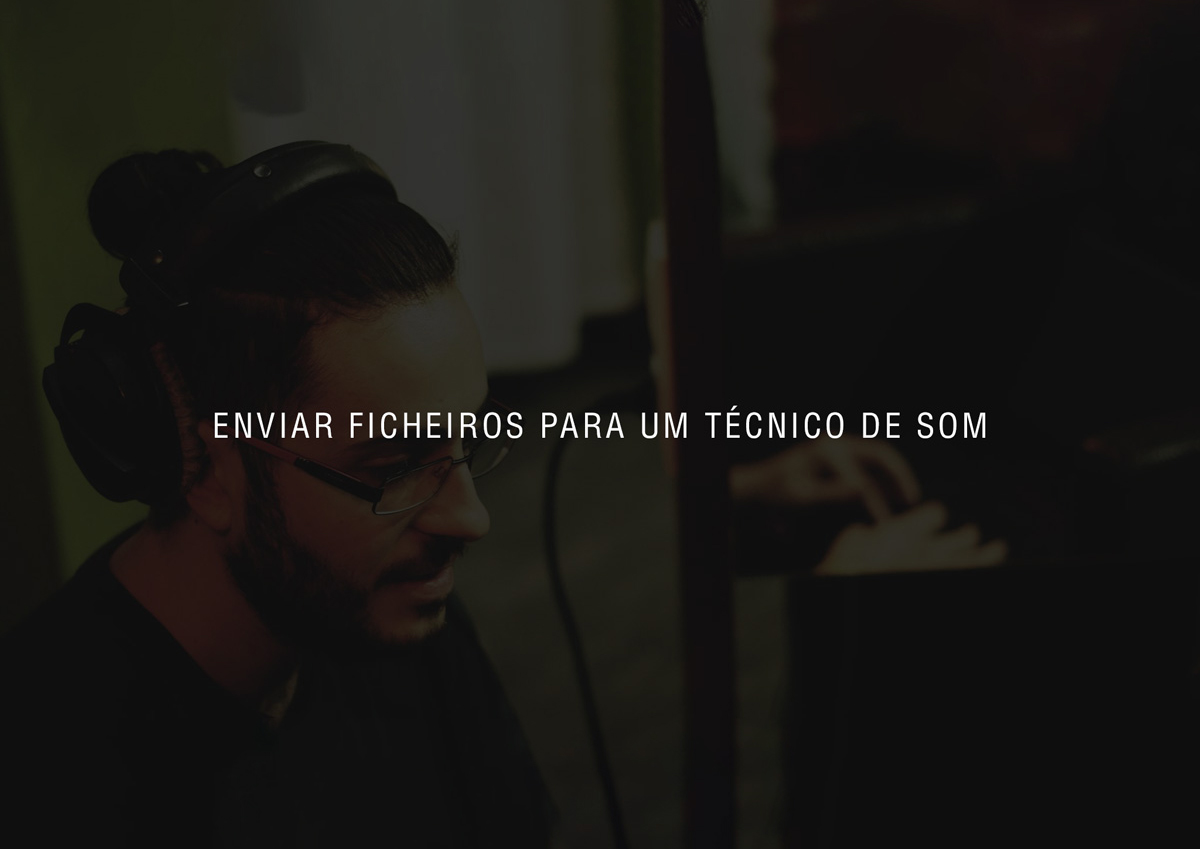 Artigo sobre como enviar ficheiros para um técnico de som